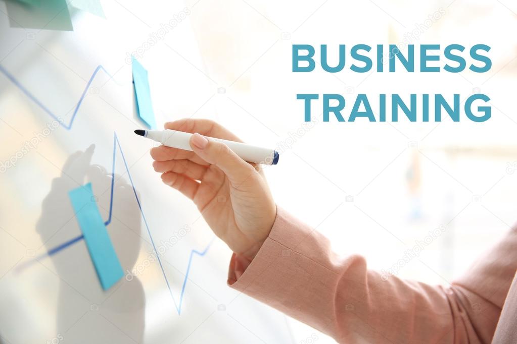 Business training concept. 