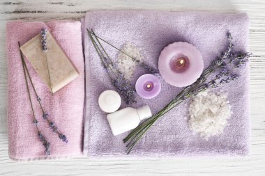 Güzel spa kompozisyonu