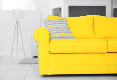 Satılık sarı kanepe 