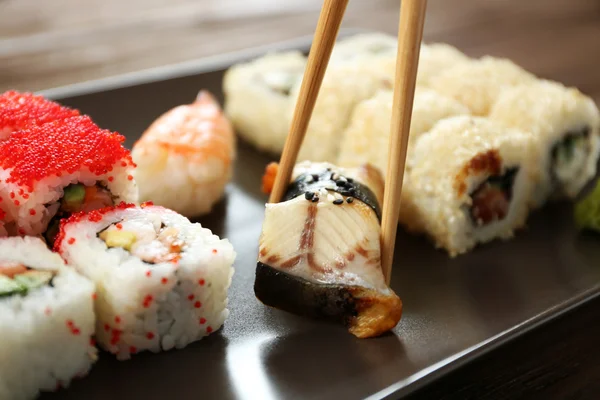 Leckeres Sushi-Set — Stockfoto