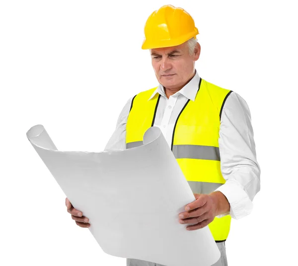 Mature Construction worker — Stock Photo, Image