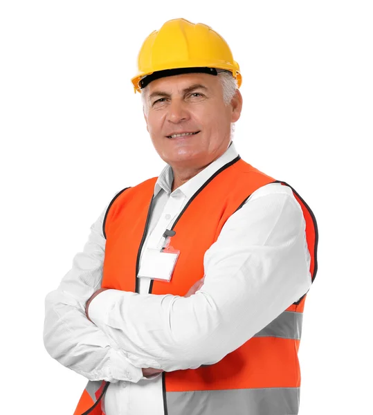 Mature Construction worker — Stock Photo, Image