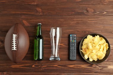 TV uzaktan kumanda, bira ve topu