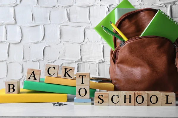 Ord tillbaka till skolan — Stockfoto