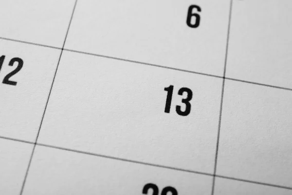 Calendar dates, close up — Stock Photo, Image