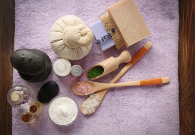 Güzel spa kompozisyonu 