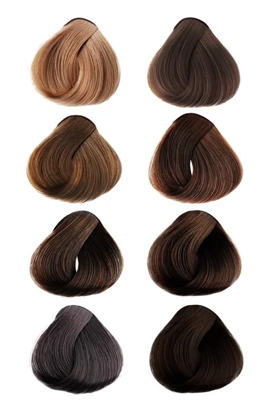 Hair Palette of different colors — Stock Photo, Image