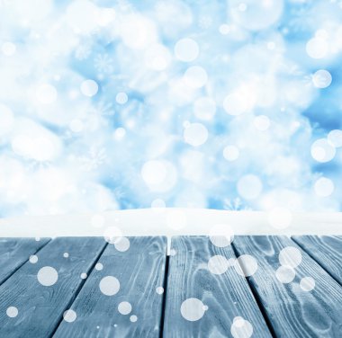 Kar taneleriyle kış arkaplanı