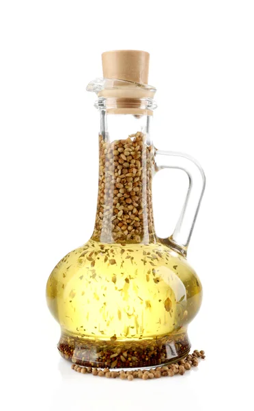 Olivový olej s kořením — Stock fotografie