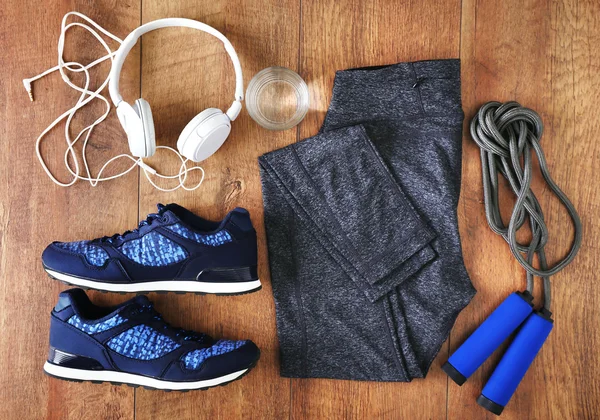 Sport materiaal en kleding — Stockfoto