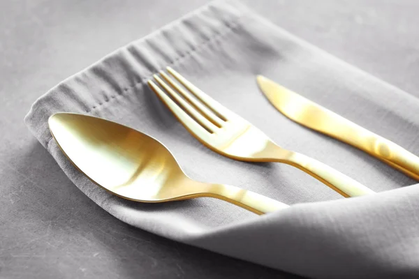 Table setting with cutlery — Stock Photo, Image