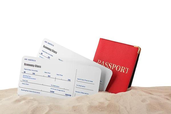 Passport and tickets — Stock Photo, Image