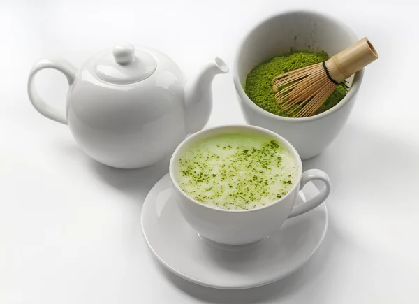 Green matcha tea — Stock Photo, Image