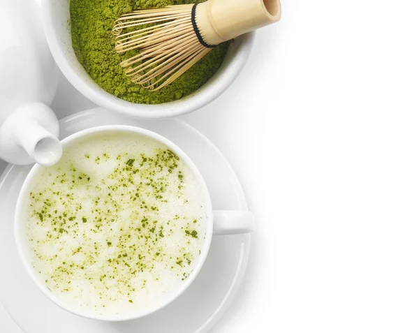 绿色抹茶 — 图库照片