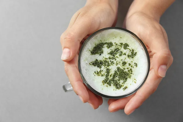 Green matcha tea — Stock Photo, Image