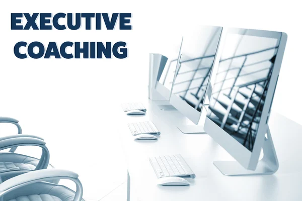 Conceito de coaching executivo — Fotografia de Stock