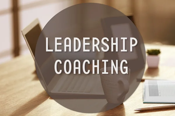 Leadership concetto di coaching — Foto Stock