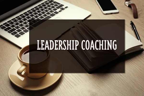 Leadership concetto di coaching — Foto Stock