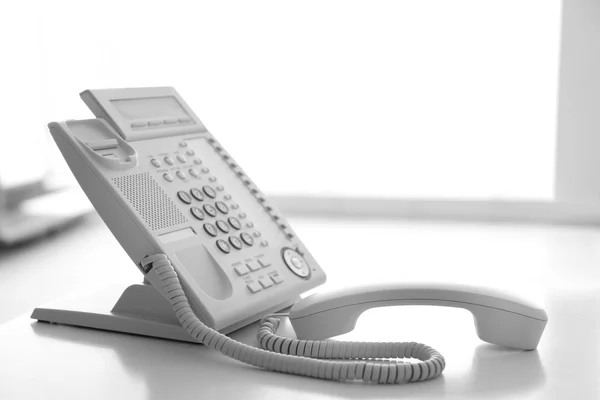 Modern office IP telephone set — Stock Photo, Image