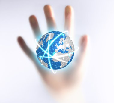 elle itme düğmesini