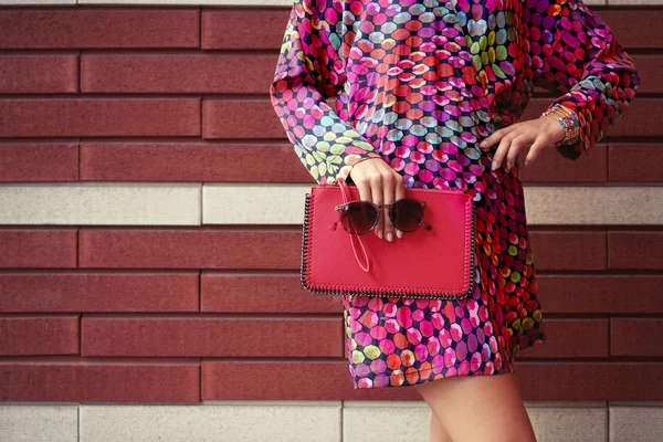 Young woman with fashion details — Stock Photo, Image