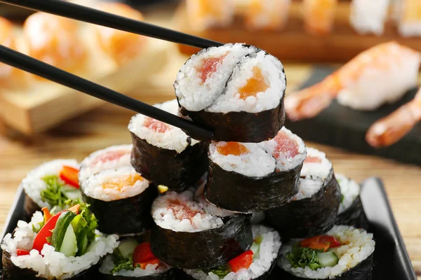 Roll sushi smaczne — Zdjęcie stockowe