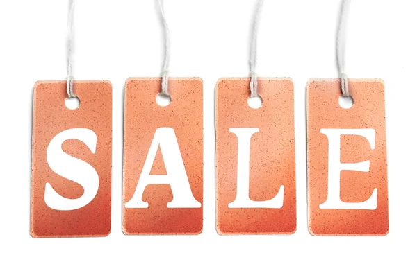 Sale labels on white — Stock Photo, Image