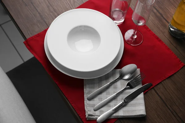 Elegantes citas de mesa — Foto de Stock
