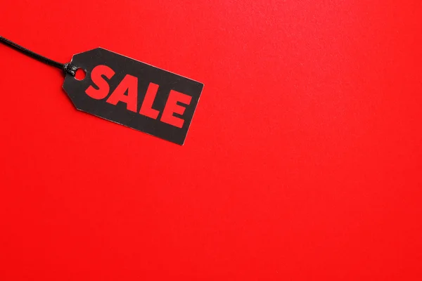 Sale label on color — Stock Photo, Image