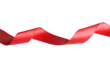 Kırmızı ipek kurdele 