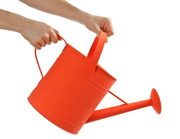 Hand holding watering can — Stock Photo, Image