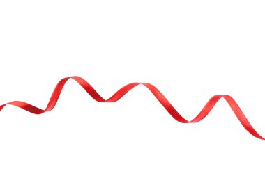 Kırmızı ipek kurdele