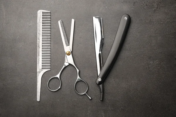 Vintage tools of barber shop — Stock Photo, Image