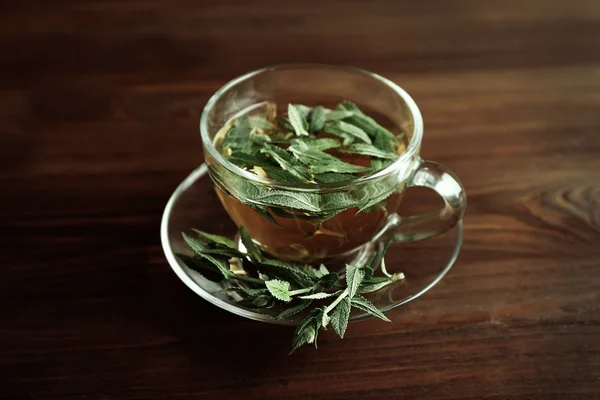 Cup of sage tea — Stock Photo, Image