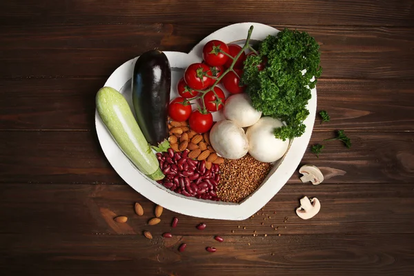 Здорова їжа на тарілці — стокове фото