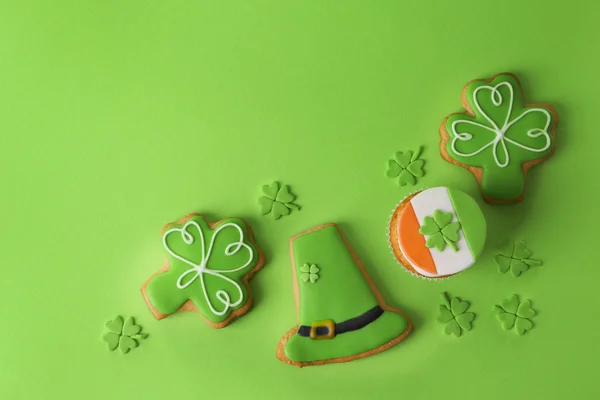 Galletas del día de San Patricio —  Fotos de Stock