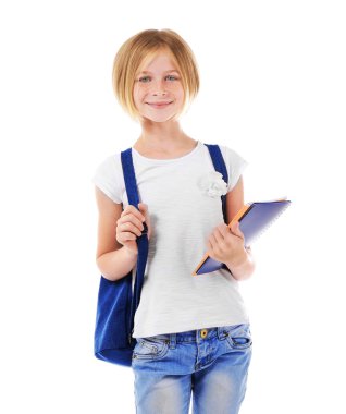 Beyaz güzel kız öğrenci