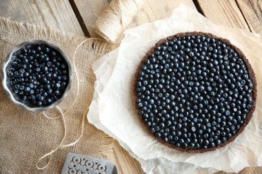 çilek ile Çikolatalı tart 
