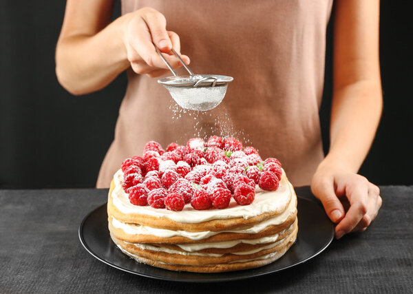 Женский порошковый пирог
