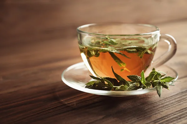 Cup of sage tea — Stock Photo, Image