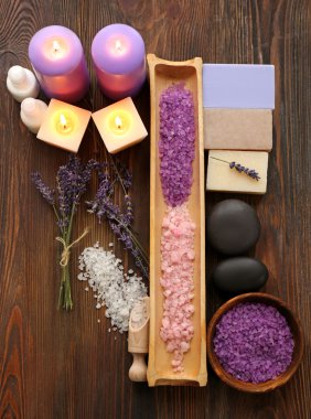 lavanta ile Spa kompozisyon 