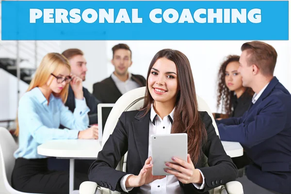 Concetto di personal coaching . — Foto Stock