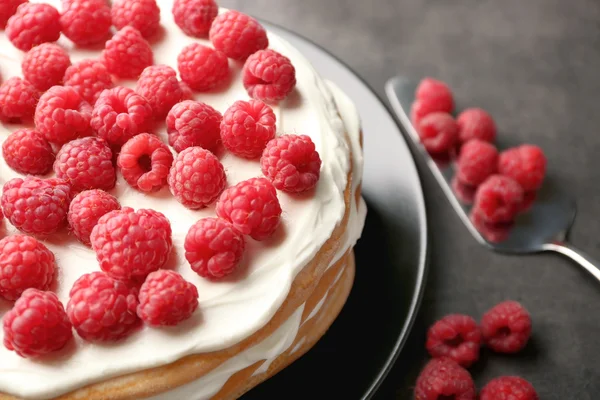 Gustosa torta di lamponi — Foto Stock