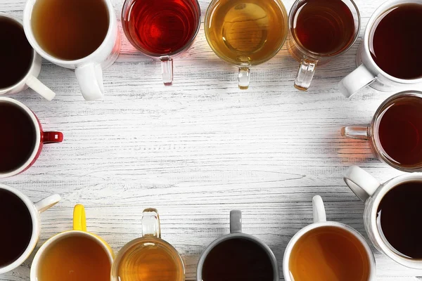 Tazas de té diferentes —  Fotos de Stock