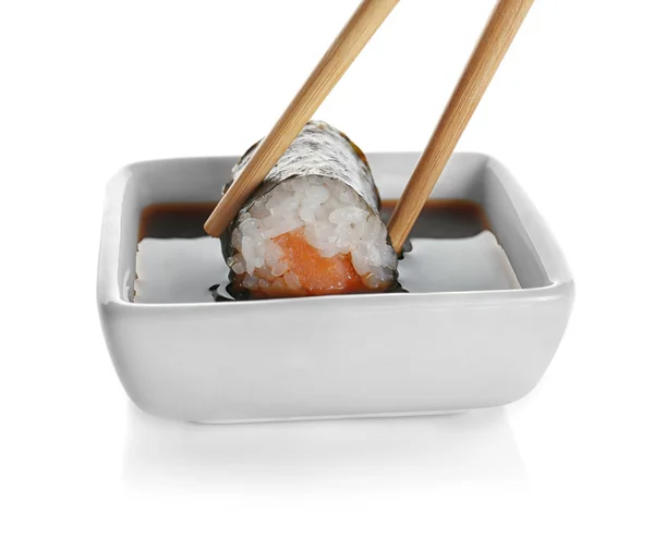 Delicioso rolo de sushi — Fotografia de Stock