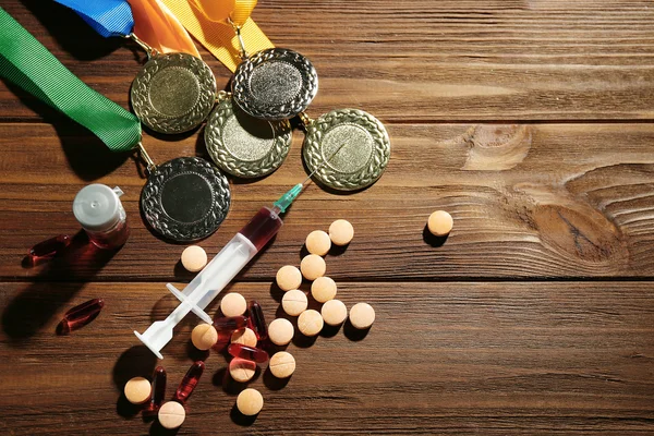 Spor kavram doping — Stok fotoğraf