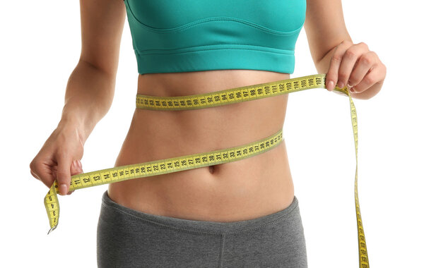 Girl with measure tape