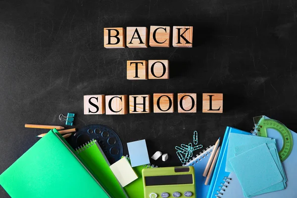 Words BACK TO SCHOOL — Stock Photo, Image