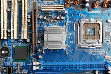 Bilgisayar anakart detay 