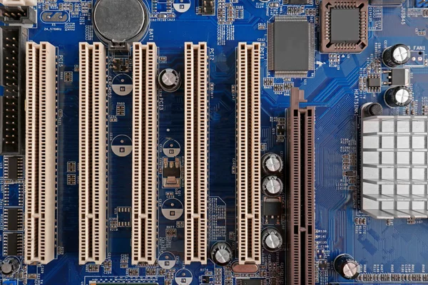 Computer motherboard detail — Stock Photo, Image
